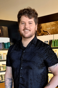 male massage therapist at award-winning Aveda spa in Woodhaven michigan